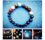7 Chakra Natural Stones Reiki Healing Meditation and Protection 6mm Crystal Beads Multicolor Bracelet for Men and Women