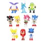Sonic Hedgehog Set of 10 Action Figure 8-10cm Toy Figurine Model Collectible Toys for Fans