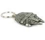 Star Wars Millennium Falcon Inspired Keychain Grey Spaceship Metal Key Chain Car Bike Men Women Key Ring Key Chain