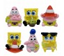 Set of 6 Spongebob Figure 6-8cm Combo Action Figure Collectible Toy
