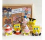 Set of 6 Spongebob Figure 6-8cm Combo Action Figure Collectible Toy