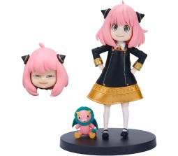 Anime Anya Forger Spy x Family 2 Head Changing Action Figure 15 cm Collectible for Office Desk & Study Table, Car Dashboard, Decoration and Cake Topper Toys for Fans