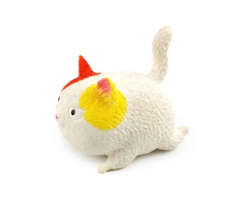 Stress Toys Kawaii Japan Lazy Cat Squishy Decompress Squishy Squeeze Cat Toy Stress Anxiety Relief Reliever Balls Toy White