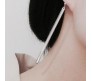 Stick Bar Style Long Needle Silver Plated Fashion Hanging Sui Dhaaga Drop & Dangle Earrings For Women & Girls 