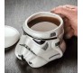 3D Stormtrooper Mask Inspired Mug Ceramic Tea Cup Or Coffee Mug Decorative Item [400 ml]