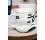 3D Stormtrooper Mask Inspired Mug Ceramic Tea Cup Or Coffee Mug Decorative Item [400 ml]
