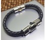 Superman Inspired Leather Bracelet Cosplay Fan Fashion Jewellery Accessory for Boys and Men