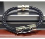Superman Inspired Leather Bracelet Cosplay Fan Fashion Jewellery Accessory for Boys and Men