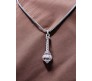 Lord Hanuman Ji Gada Locket Pendant Silver Necklace Chain for Boys and Men