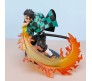 Anime Demon Slayer Tanjiro Kamado with Sword Action Figure Height 16.5 cm Limited Edition Toy Multicolor