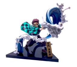 Anime Demon Slayer Tanjiro Kamado 17cm Water Dragon Sword Action Figure Gift Merchandise Collectible for Office Desk & Study Table Toys for Fans 