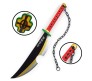 Demon Slayer Cosplay 80 cm Tengen Uzui Wooden Sword Nichirin Life Size Replica Katana Perfect for Anime Gift Merchandise Collectibles