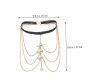 Gold Butterfly Leg Chain Jewelry for Women Thigh Chain Boho Sexy Body Chain Garters Accessories for Women and Girls