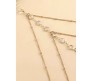 Gold Rhinestone Leg Chain Jewelry for Women Thigh Chain Boho Sexy Body Chain Garters Accessories for Women and Girls