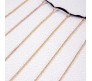 Gold Line Rhinestone Leg Chain Jewelry for Women Thigh Chain Boho Sexy Body Chain Garters Accessories for Women and Girls