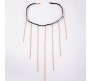 Gold Line Rhinestone Leg Chain Jewelry for Women Thigh Chain Boho Sexy Body Chain Garters Accessories for Women and Girls