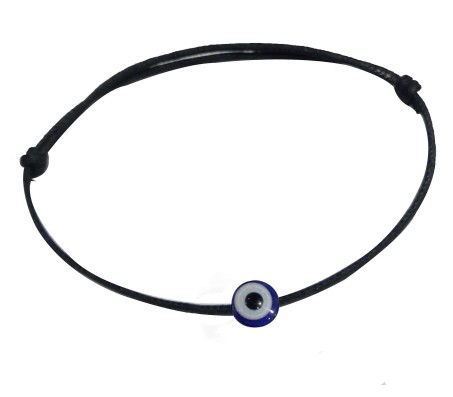 Black Thread Evil Eye Bracelet Adjustable Nazar Battu Devil Protection Original For Boys and Men DT3