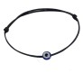 Black Thread Evil Eye Bracelet Adjustable Nazar Battu Devil Protection Original For Boys and Men DT3