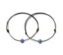 Set of 2 Combo Black Thread Evil Eye Bracelet Adjustable Nazar Battu Devil Protection Original For Boys and Men DT3