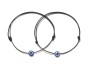 Handmade Black Thread Evil Eye Nazar Dhaga Anklet Combo Set of 2 Pieces Adjustable Nazariya Anklets Nazar Battu Devil Protection Original for Women Girls