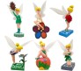 Set of 6 Tinker Bell Action Figure Set 9cm to 12.5cm Or Cake Topper Decoration Merchandise Showpiece of Fairy Princess to Keep in Office Desk Table Gift Multicolor