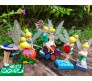 Set of 6 Tinker Bell Action Figure Set 9cm to 12.5cm Or Cake Topper Decoration Merchandise Showpiece of Fairy Princess to Keep in Office Desk Table Gift Multicolor