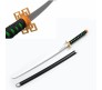 Demon Slayer Cosplay 104 cm Muichiro Tokito Wooden Sword Nichirin Life Size Replica Katana Perfect for Anime Gift Merchandise Collectibles