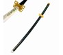 Demon Slayer Cosplay 104 cm Muichiro Tokito Wooden Sword Nichirin Life Size Replica Katana Perfect for Anime Gift Merchandise Collectibles