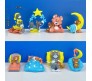 Set of 8 Tom and Jerry Action Figure 7-9 cm Or Cake Topper Decoration Merchandise Showpiece to Keep in Office Desk Table Gift Multicolor