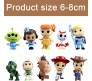 Toy Story Set of 10 Woody Buzz Lightyear Jessie Rex Forky 6-8 cm Action Figure Collectible Toy