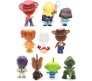 Toy Story Set of 10 Woody Buzz Lightyear Jessie Rex Forky 6-8 cm Action Figure Collectible Toy