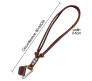 Boho Mens Necklace - Triangle Pendant with Adjustable Leather Cord, Stylish Men's Jewelry Accessory