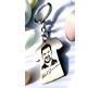 Rohit Cricket Jersey Face Signature Cricketer Sports Metal Keychain Key Chain for Car Bikes Key Ring Multicolor