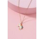 Unicorn Pendant Necklace with Gold Chain - Exquisite Unicorn Jewelry for Girls