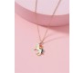 Unicorn Pendant Necklace with Gold Chain - Exquisite Unicorn Jewelry for Girls