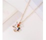 Unicorn Pendant Necklace with Gold Chain - Exquisite Unicorn Jewelry for Girls