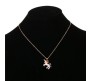 Unicorn Pendant Necklace with Gold Chain - Exquisite Unicorn Jewelry for Girls