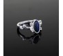 1 Pc The Rings Elena Gilbert Daylight Ring Vintage Vampire Diaries Crystal With Blue Lapis Fashion TVD Series Jewelry Cosplay Ring 8