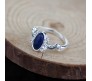 1 Pc The Rings Elena Gilbert Daylight Ring Vintage Vampire Diaries Crystal With Blue Lapis Fashion TVD Series Jewelry Cosplay Ring 8