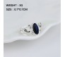 1 Pc The Rings Elena Gilbert Daylight Ring Vintage Vampire Diaries Crystal With Blue Lapis Fashion TVD Series Jewelry Cosplay Ring 8