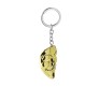 V for Vendetta Anonymous Hacker Face Mask Gold Metal Keychain Key Chain for Car Bikes Key Ring