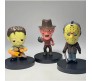 Horror Movie Action Figure Set of 10 Toy V for Vendetta Chucky Pennywise Jigsaw Freddy Krueger Tiffany Jason Voorhees Ghostface Leatherface for Boys and Men