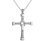 Vin diesel Fast and Furious Smart Cross Pendant Crystal With Stylish Silver Necklace for Men and Boys Silver