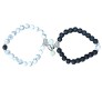 Adjustable Glow in Dark Magnetic Couple Bracelet Set Hand with Heart Magnet For Love Lovers Gift Frendship Day Band Friends Couples GF BF Bracelets 