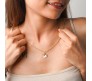 Elegant White Swan Pendant with Gold-Plated Necklace - Graceful Swan Chain for Women and Girls