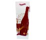 Pack of 4 Wine Bags, Fancy Bottle Carry Gift Paper Bag, Reusable Wine Tote Bags for Holiday, Wedding, Birthday, Dinner Party, Housewarming Gift 14 X 5 X 4 Inches Mixed D5