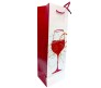 Pack of 4 Wine Bags, Fancy Bottle Carry Gift Paper Bag, Reusable Wine Tote Bags for Holiday, Wedding, Birthday, Dinner Party, Housewarming Gift 14 X 5 X 4 Inches Mixed D5