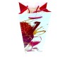 Pack of 4 Wine Bags, Fancy Bottle Carry Gift Paper Bag, Reusable Wine Tote Bags for Holiday, Wedding, Birthday, Dinner Party, Housewarming Gift 14 X 5 X 4 Inches Mixed D5