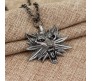 Witcher Wolf Inspired Silver Pendant Necklace Fashion Jewellery Accessory for Men and Women