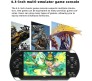 4.3" inch X6 Video Game Console Handheld Gaming Players Pocket Consoles Double Rocker 8GB Memory Built in 1500 Games for Kids Blue Boys Girls Men Women Children